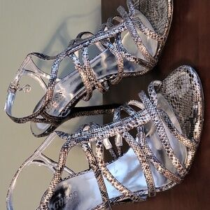 Guess Metallic Strappy Sandals